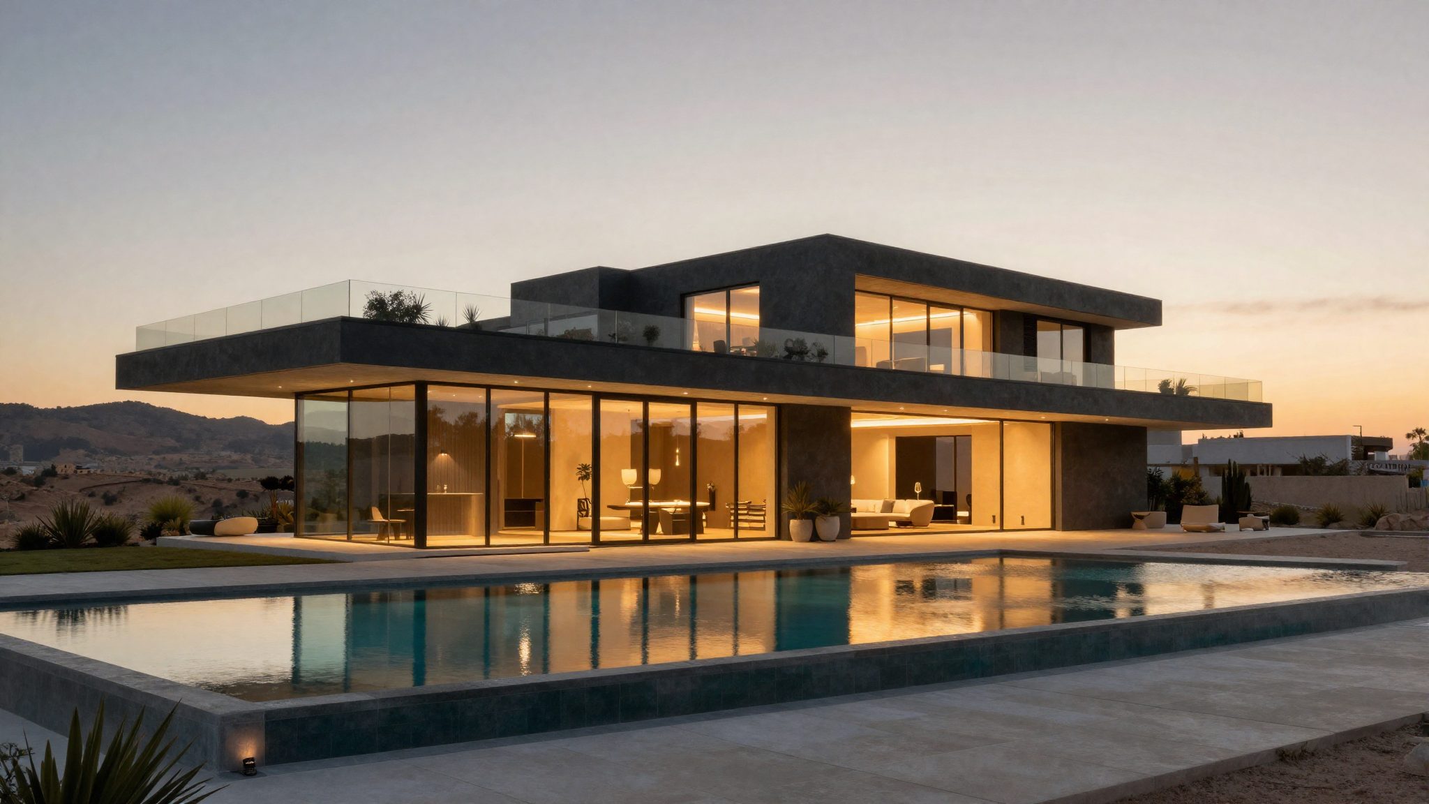 Meridian House — a scroll-driven luxury real estate concept site